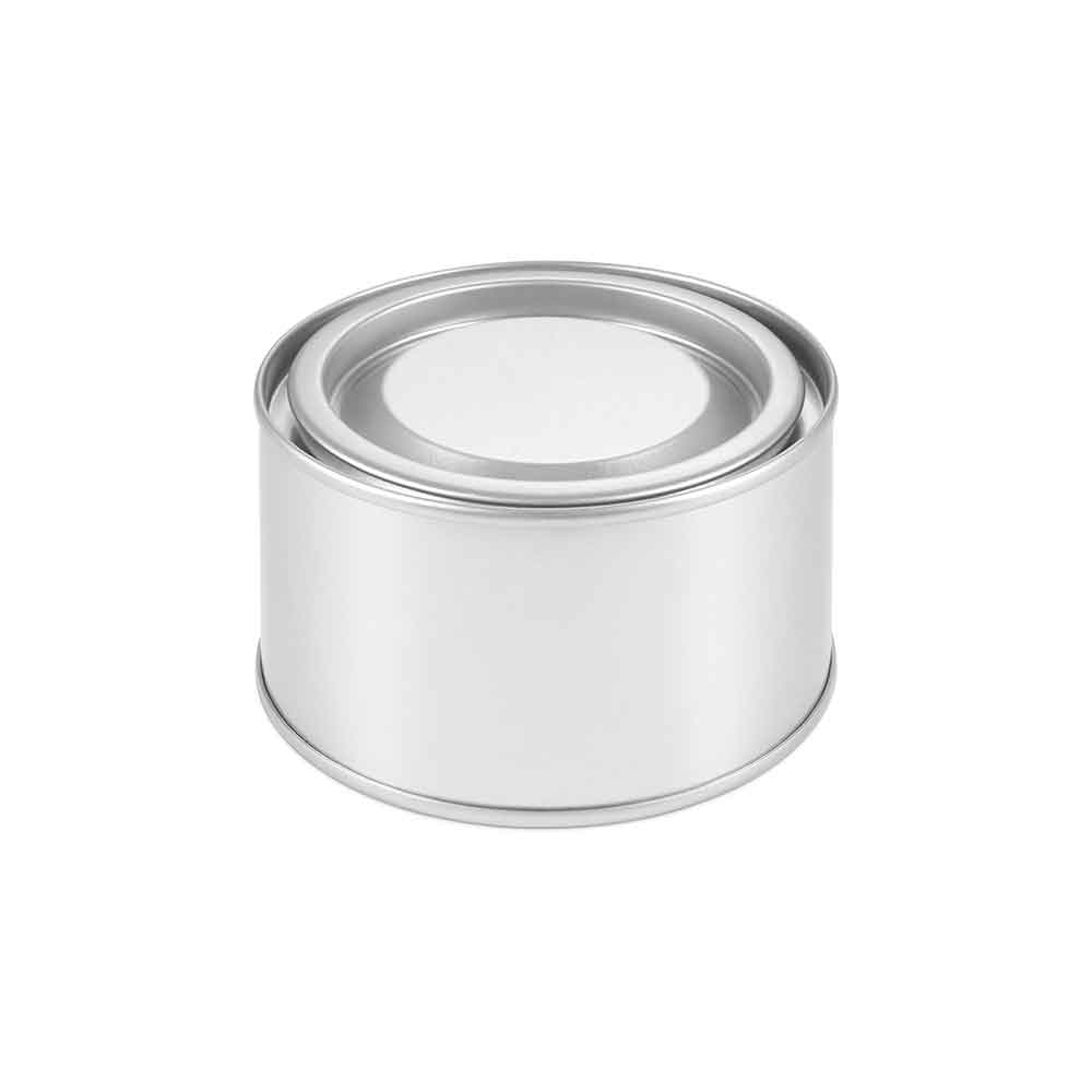 Small silver lever lid tin, SKU Code: T0615