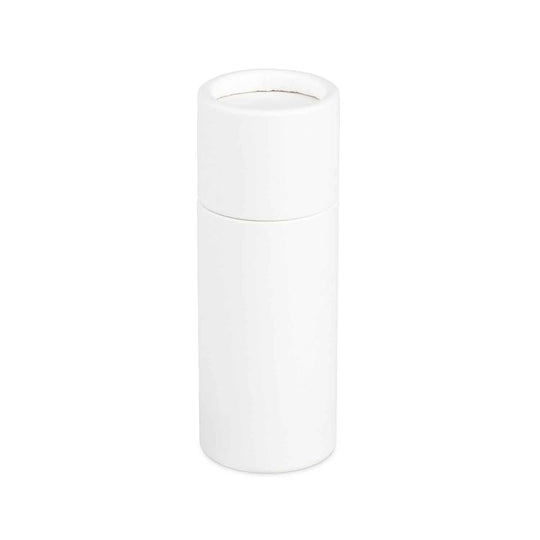 white cardboard push up tube SKU Code: 